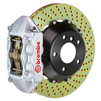 Brembo F8X M2/M3/M4 GT big brake kit with 345x28mm 2-piece drilled silver rear brake calipers and rotors