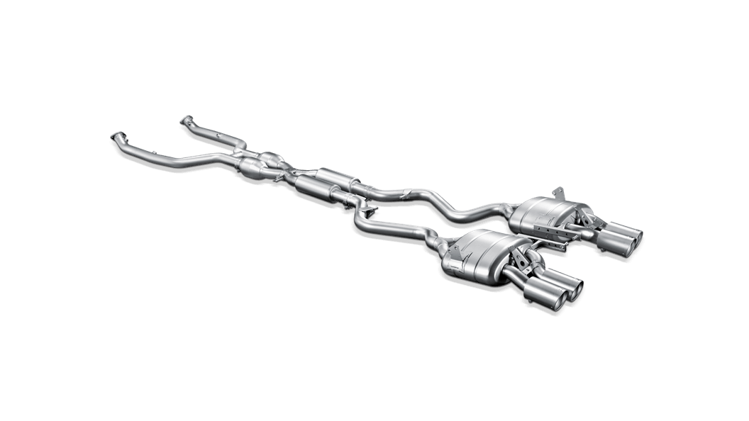 Akrapovic e92 e93 m3 evolution exhaust system w carbon tail pipe set titanium - iND Distribution