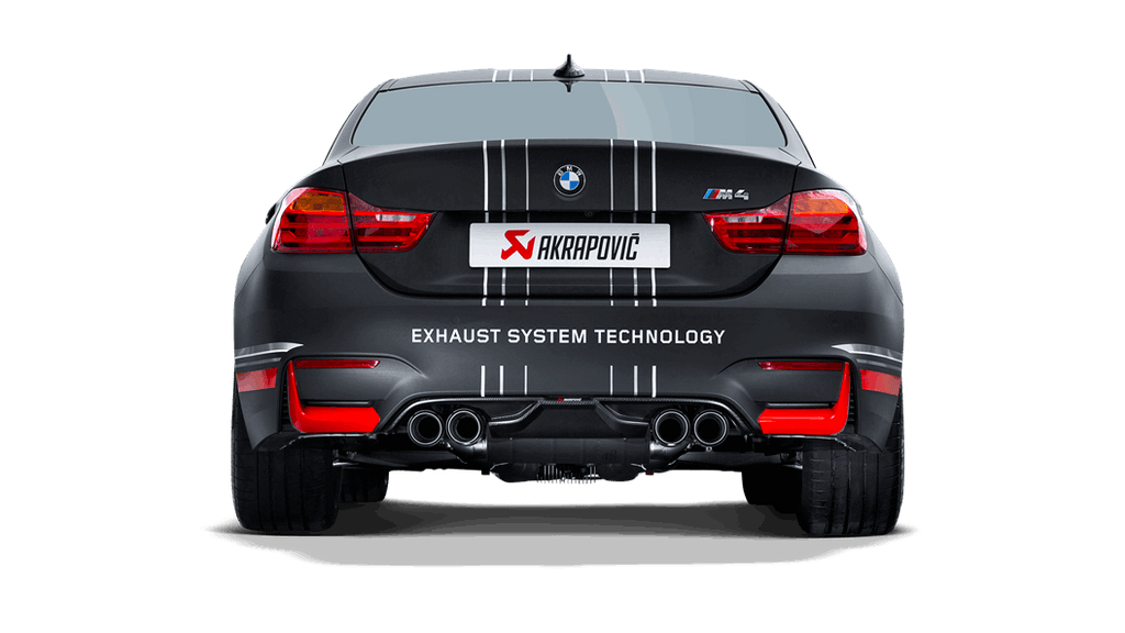 Akrapovic f82 f83 m4 rear carbon fiber diffuser matte - iND Distribution