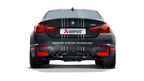 Akrapovic f82 f83 m4 rear carbon fiber diffuser matte - iND Distribution
