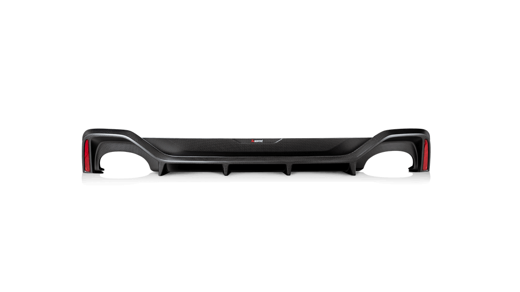 Akrapovic C8 RS6 / RS7 Carbon Rear Diffuser - Matte