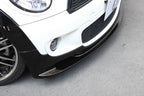 3d design mini r55 r56 cooper s front lip spoiler - iND Distribution