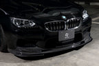 3d design f06 f12 f13 m6 matte carbon fiber under splitters - iND Distribution