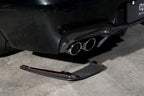3d design f06 f12 f13 m6 carbon fiber rear under splitters - iND Distribution