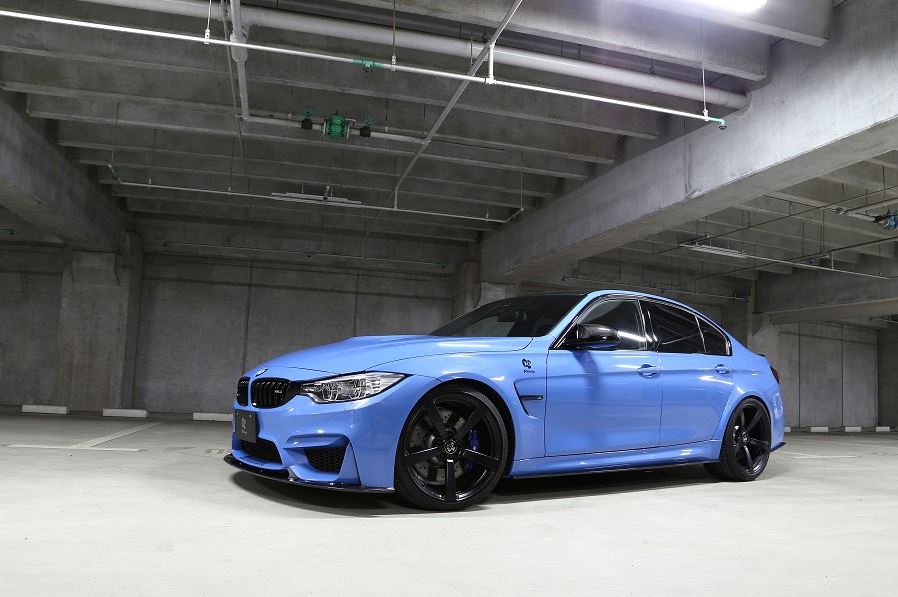 3d design f80 m3 carbon fiber side skirt set - iND Distribution