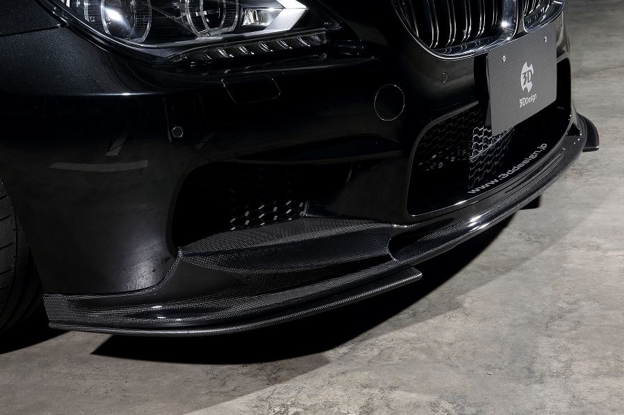 3d design f06 f12 f13 m6 matte carbon fiber under splitters - iND Distribution