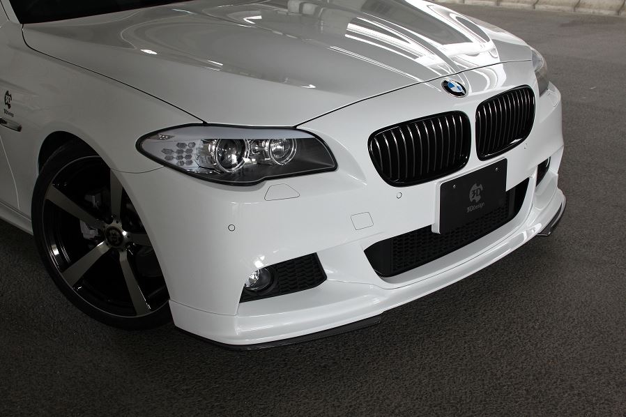 カーボン BMW用 5シリーズ F10 F11 Mスポーツ Mテック フロントリップ