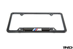 BMW m carbon fiber license plate frame - iND Distribution