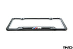 BMW m carbon fiber license plate frame - iND Distribution