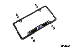 BMW m carbon fiber license plate frame - iND Distribution