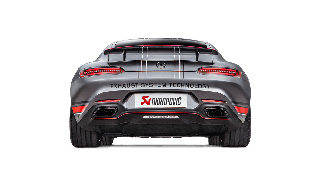 Akrapovic r190 amg gt gt s gt c evolution exhaust system w carbon tips titanium - iND Distribution