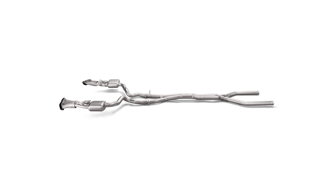 Akrapovic w213 amg e63 e63s evolution exhaust system w o tips titanium - iND Distribution