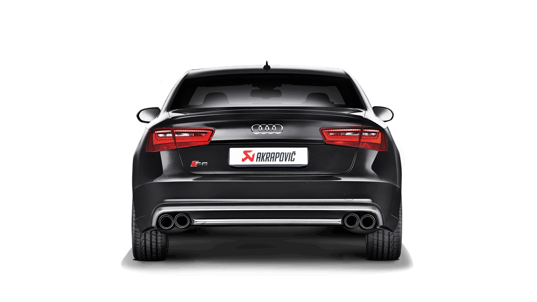 Akrapovic audi c7 s6 avant limousine evolution exhaust system w carbon tips titanium - iND Distribution