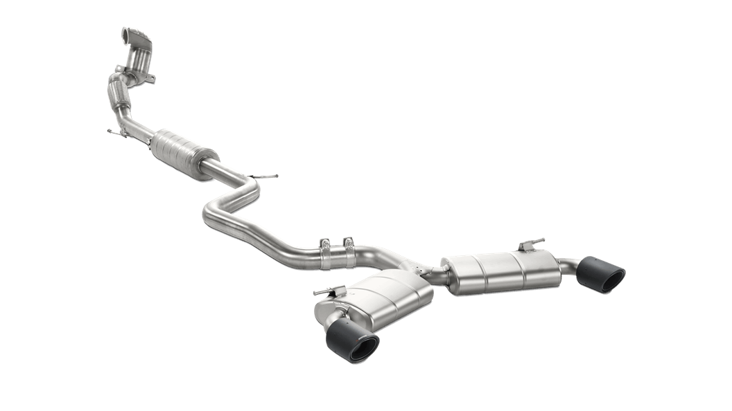 Akrapovic golf gti mk7 evolution exhaust system w carbon tail pipe set titanium - iND Distribution