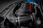 Eventuri black carbon intake system installed on Audi 8Y RS3 engine bay