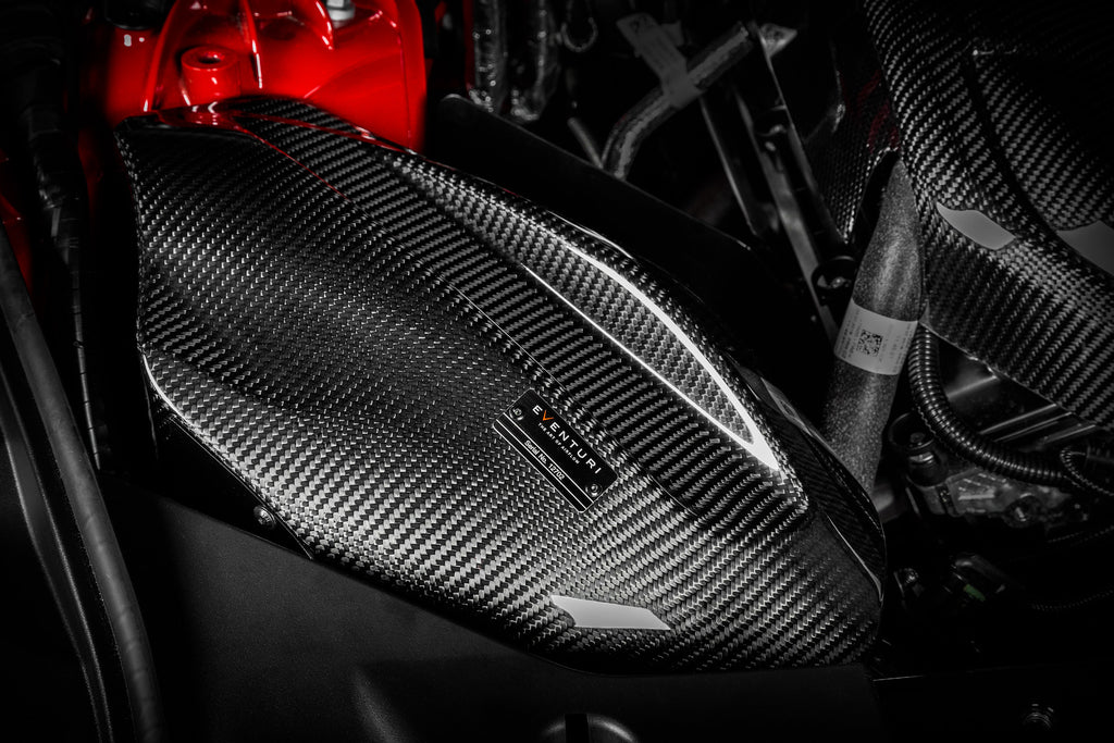 Eventuri carbon intake system installed on B58 engine in Toyota A90 Supra and BMW G29 Z4 M40i