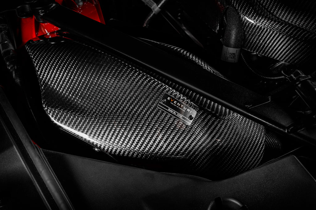 Eventuri carbon intake system installed on B58 engine in Toyota A90 Supra and BMW G29 Z4 M40i