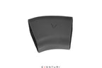 Eventuri BMW E9X M3 matte carbon duct set for performance enhancement, shown on a white background.