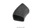 Eventuri BMW E9X M3 matte carbon duct set showing sleek performance air ducts on a white background