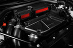 Eventuri BMW F97 X3M and F98 X4M performance replacement panel filters installed in engine bay