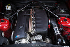 Installed view of Eventuri BMW Z4M carbon intake system in engine bay
