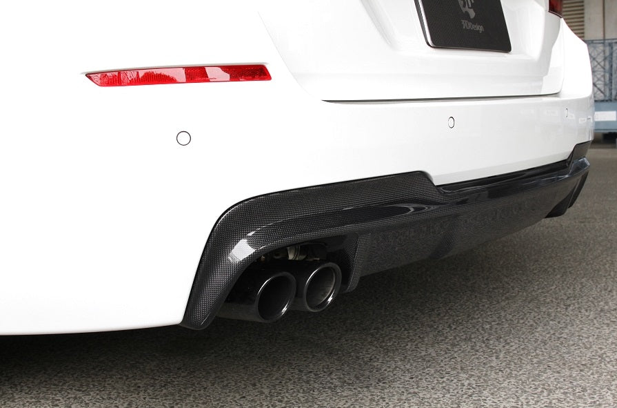 3d design f10 f11 carbon fiber rear diffuser 1 - iND Distribution