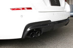 3d design f10 f11 carbon fiber rear diffuser 1 - iND Distribution
