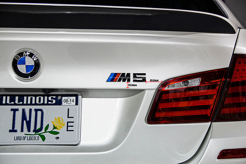 iND f10 m5 painted trunk emblem - iND Distribution