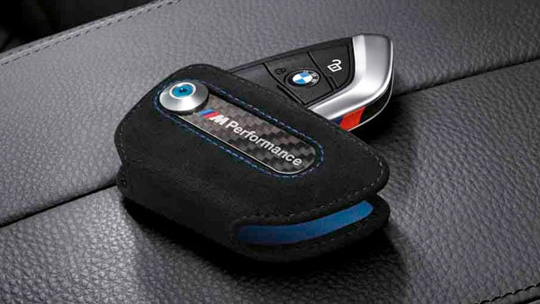 BMW Key Case M Sport Remote Cover With Metal Clip. Gun Metal Grey