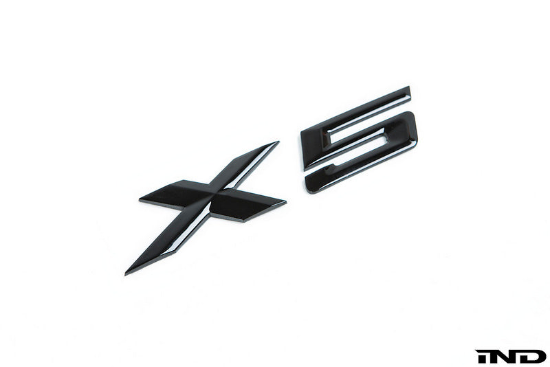 iND f15 x5 painted trunk emblem - iND Distribution