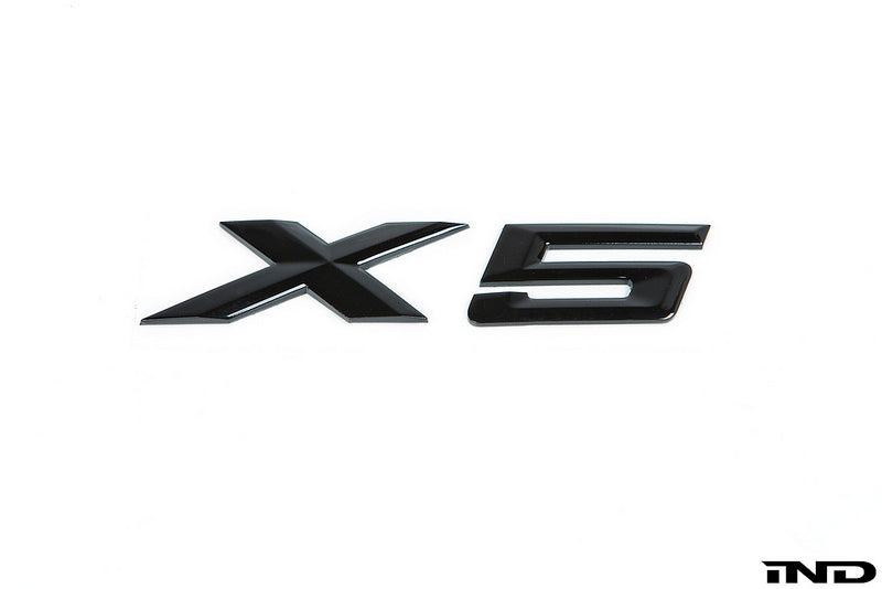 iND f15 x5 painted trunk emblem - iND Distribution