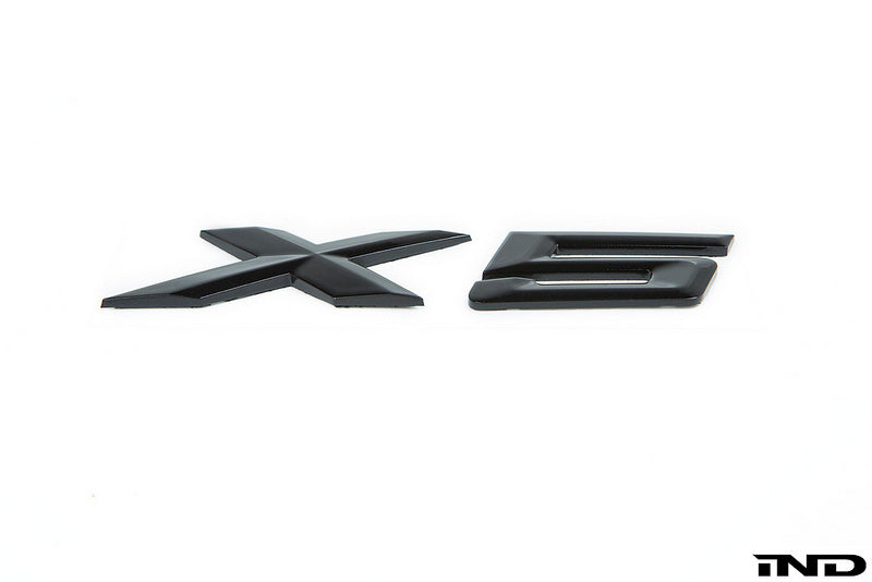 iND f15 x5 painted trunk emblem - iND Distribution