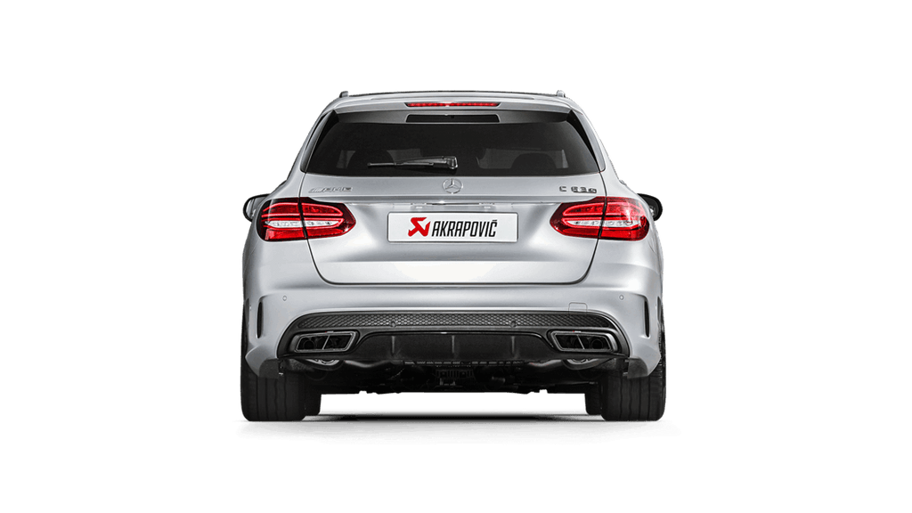 Akrapovic w205 s205 amg c63 evolution exhaust system w carbon tips titanium - iND Distribution