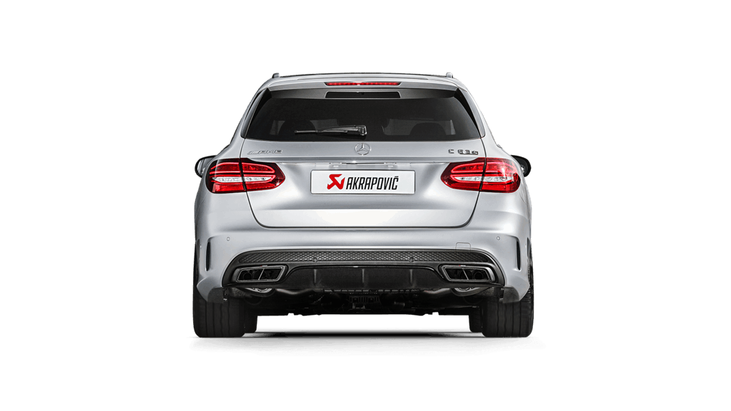 Akrapovic w205 s205 amg c63 evolution exhaust system w carbon tips titanium - iND Distribution