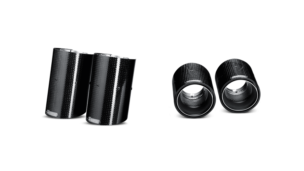 Akrapovic e92 e93 m3 evolution exhaust system w carbon tail pipe set titanium - iND Distribution