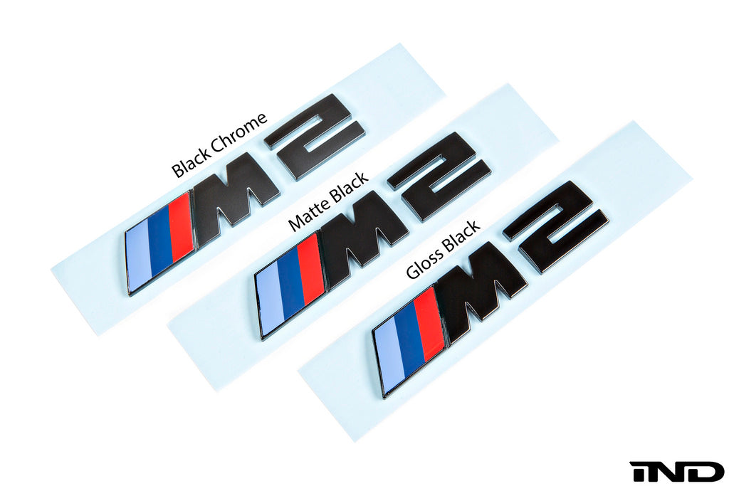 iND f87 m2 painted trunk emblem - iND Distribution