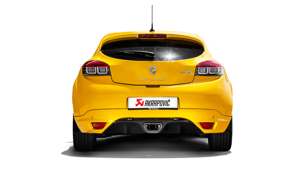 Akrapovic renault megane coupe rs evolution exhaust system w carbon tail pipe set titanium - iND Distribution