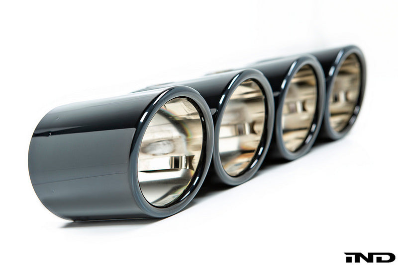 BMW f90 m5 black chrome exhaust tips - iND Distribution