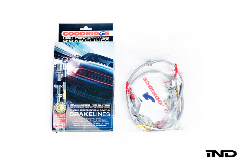 Goodridge f8x m3 m4 stainless steel brake lines - iND Distribution