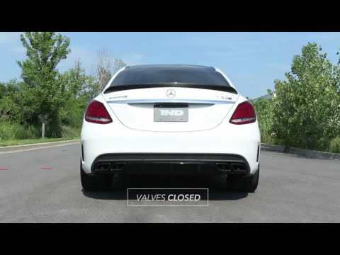 Eisenmann w205 c63 c63s performance exhaust with valve control - iND Distribution