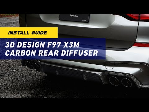 3D Design F97 X3M Carbon Rear Diffuser