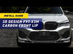 3D Design F97 X3M / F98 X4M Pre-LCI Carbon Front Lip