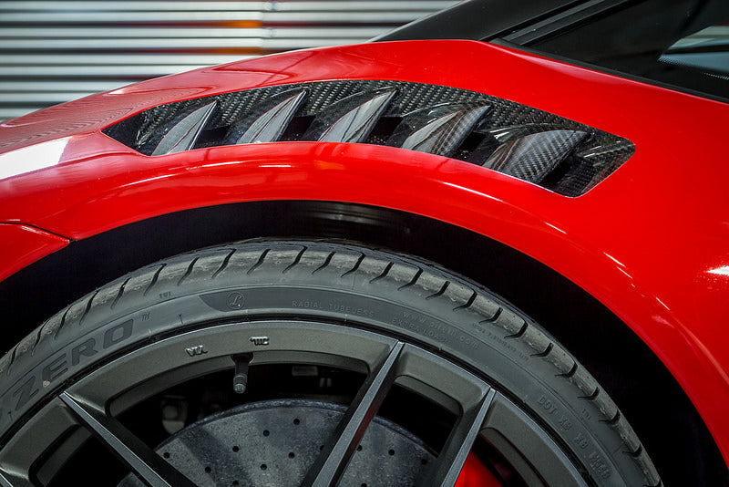 Vorsteiner huracan novara edizione carbon front fenders with integrated vent - iND Distribution