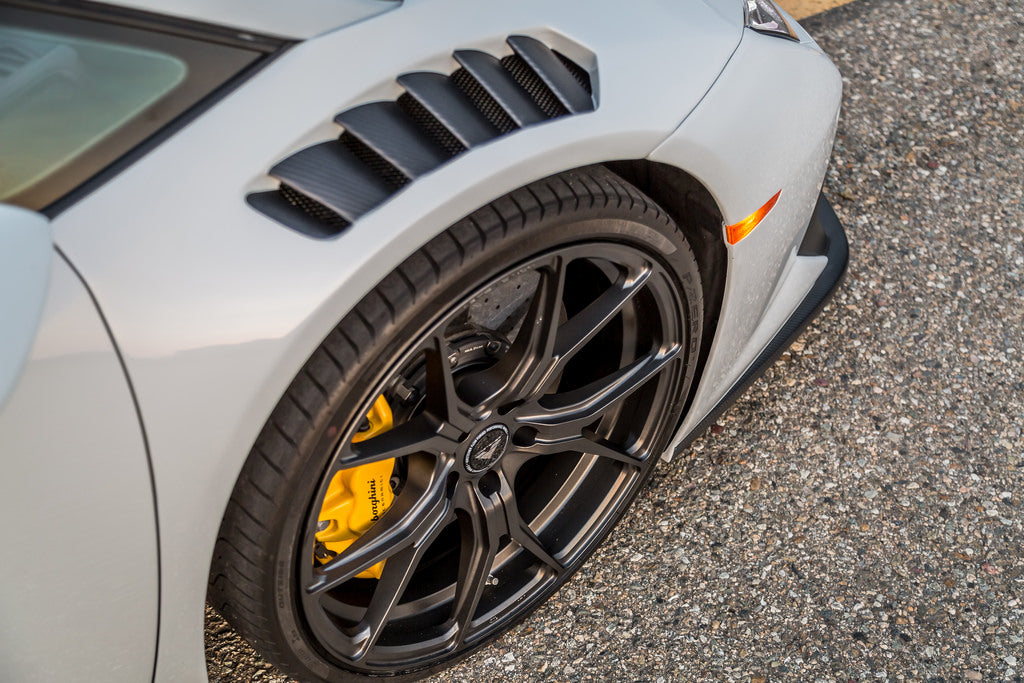 Vorsteiner huracan novara edizione carbon front fenders with integrated vent - iND Distribution
