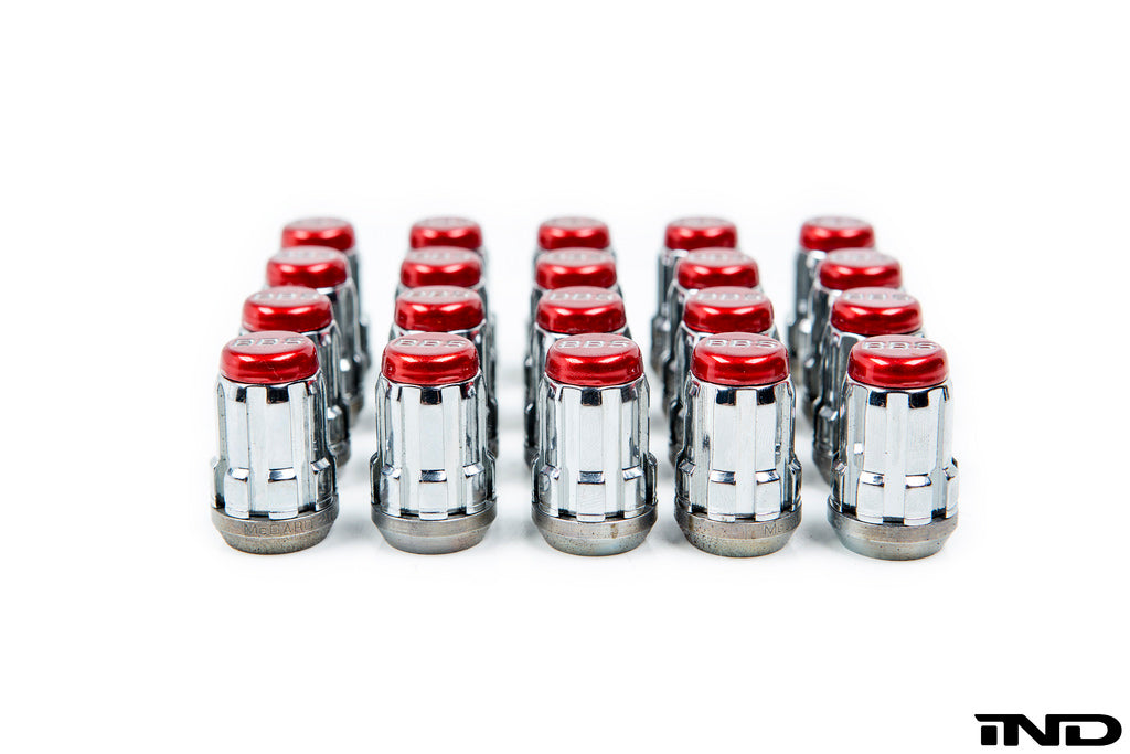 BBS mcgard lug nut set red - iND Distribution