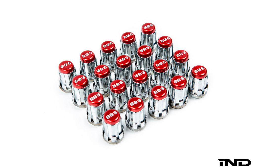 BBS mcgard lug nut set red - iND Distribution