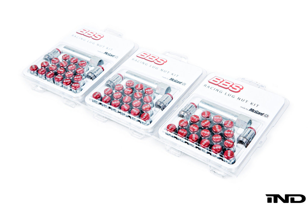 BBS-McGard Lug Nut Set Red M12x1.5 | BBS Wheel Hardware