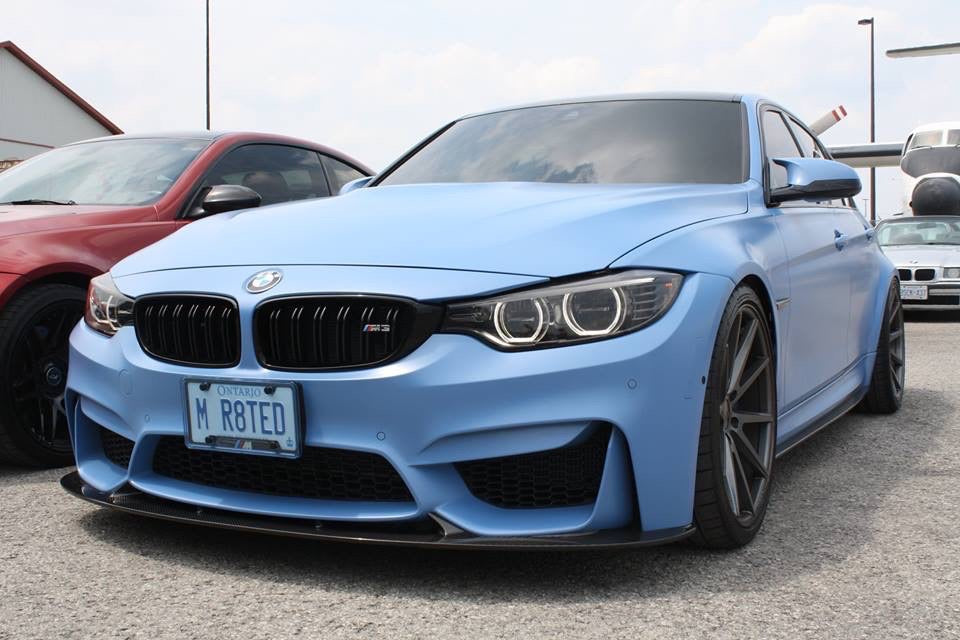 3d design f8x m3 m4 carbon fiber front lip spoiler - iND Distribution