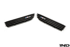 iND e46 m3 black chrome side grille set - iND Distribution