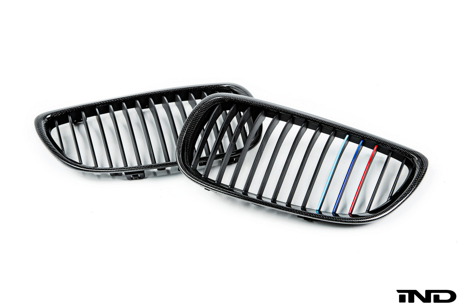 iND e9x m3 carbon fiber front grille set - iND Distribution